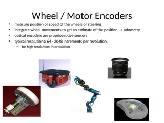 Encoder Odometry Comprehensive Overview of Sensors for Mobile Robotics Applications | PPT