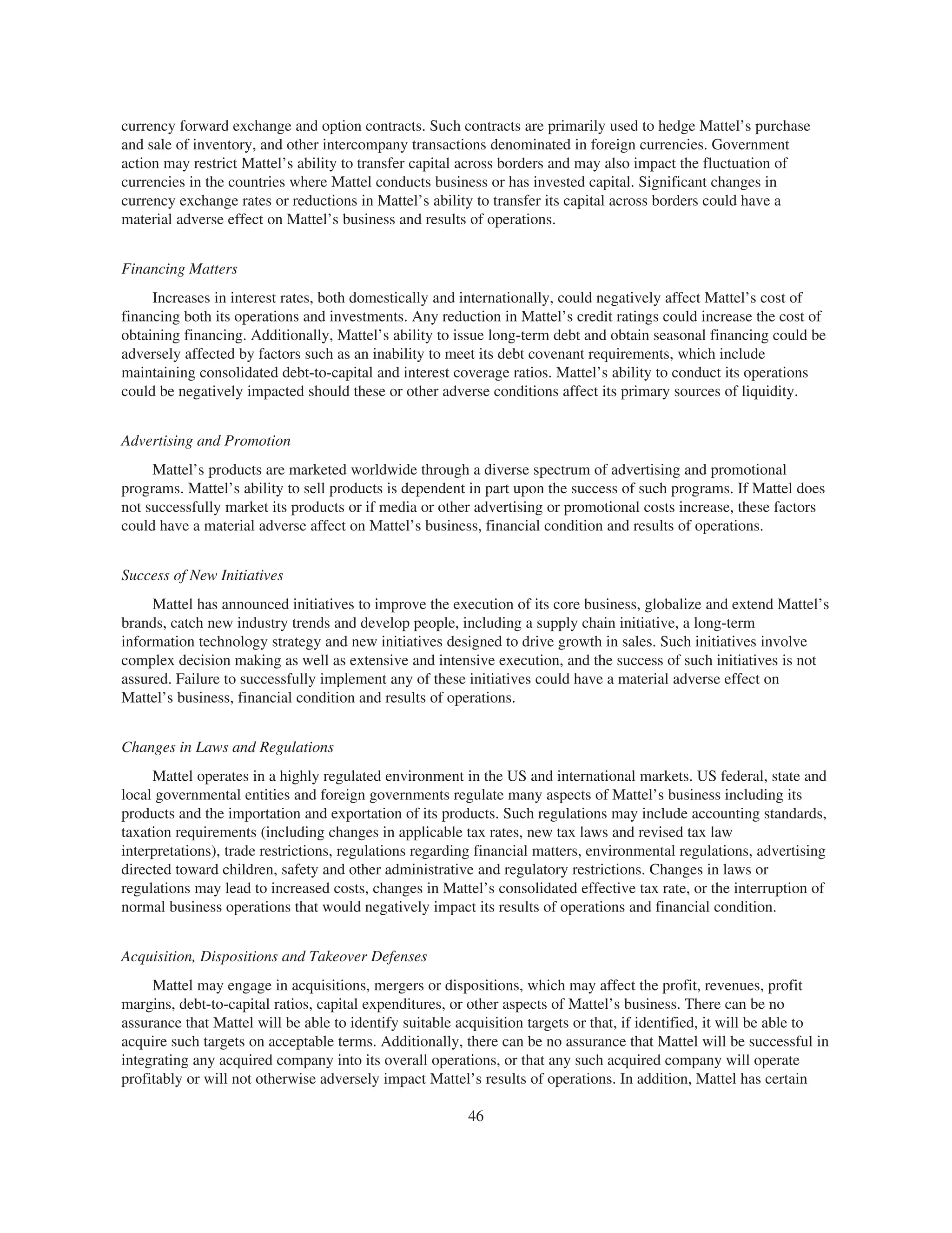 mattel annual reports 2003