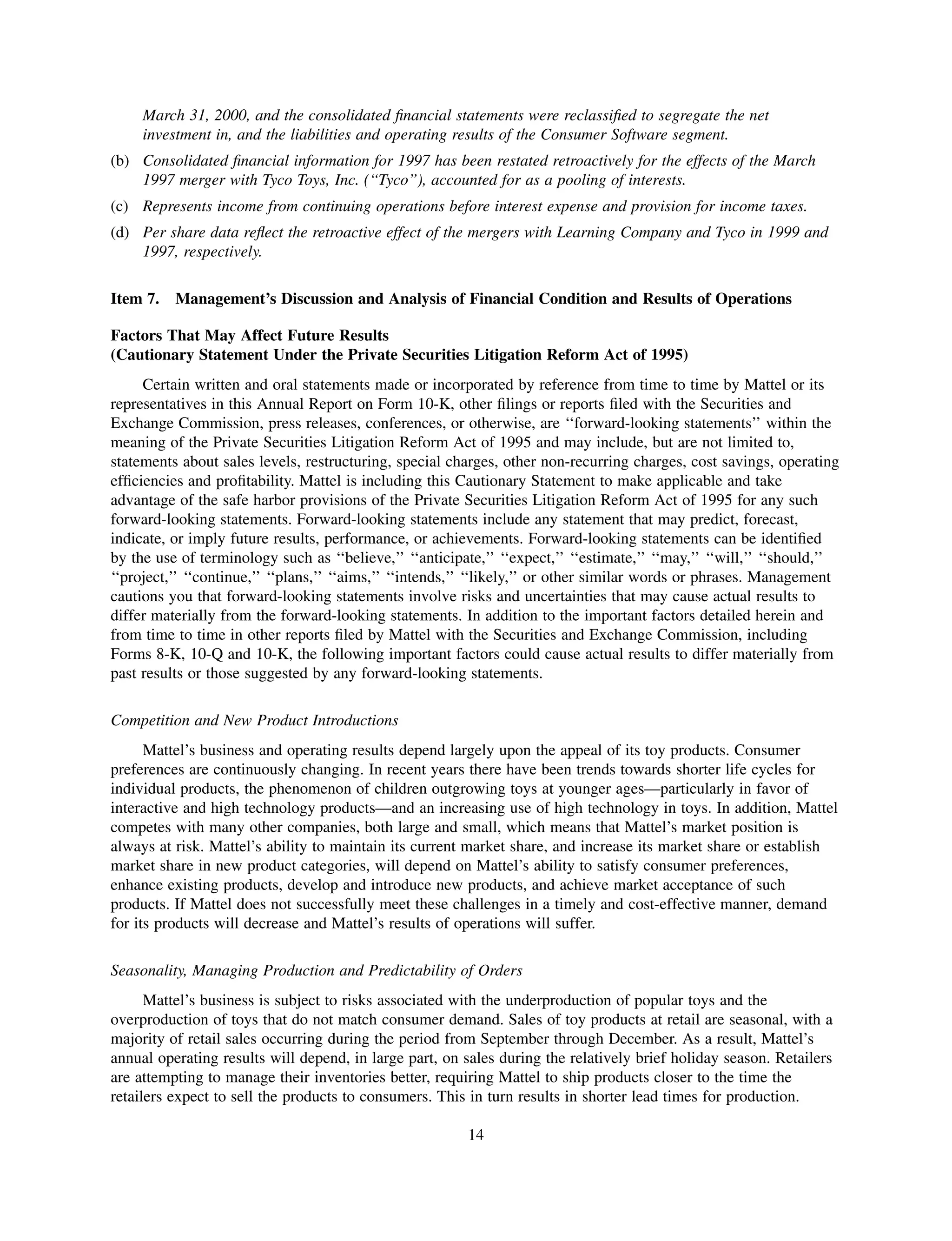 mattel annual reports 2002