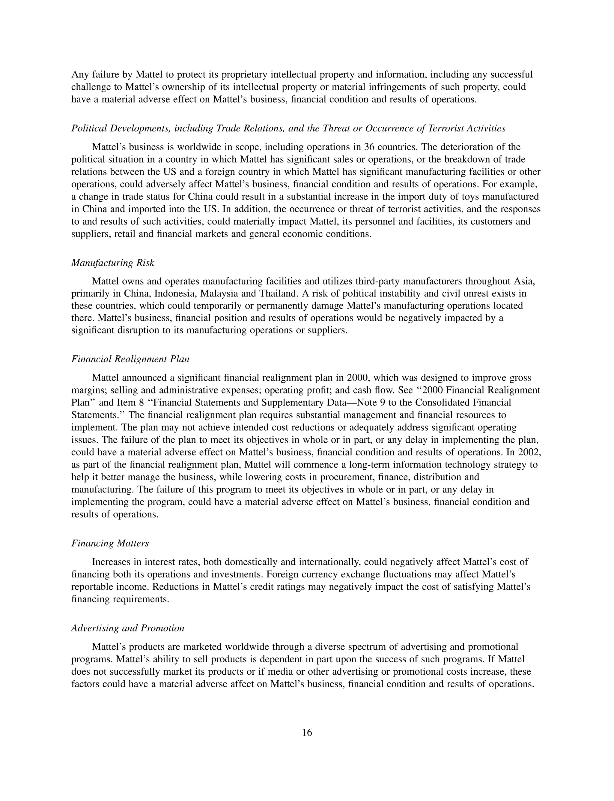 mattel annual reports 2002