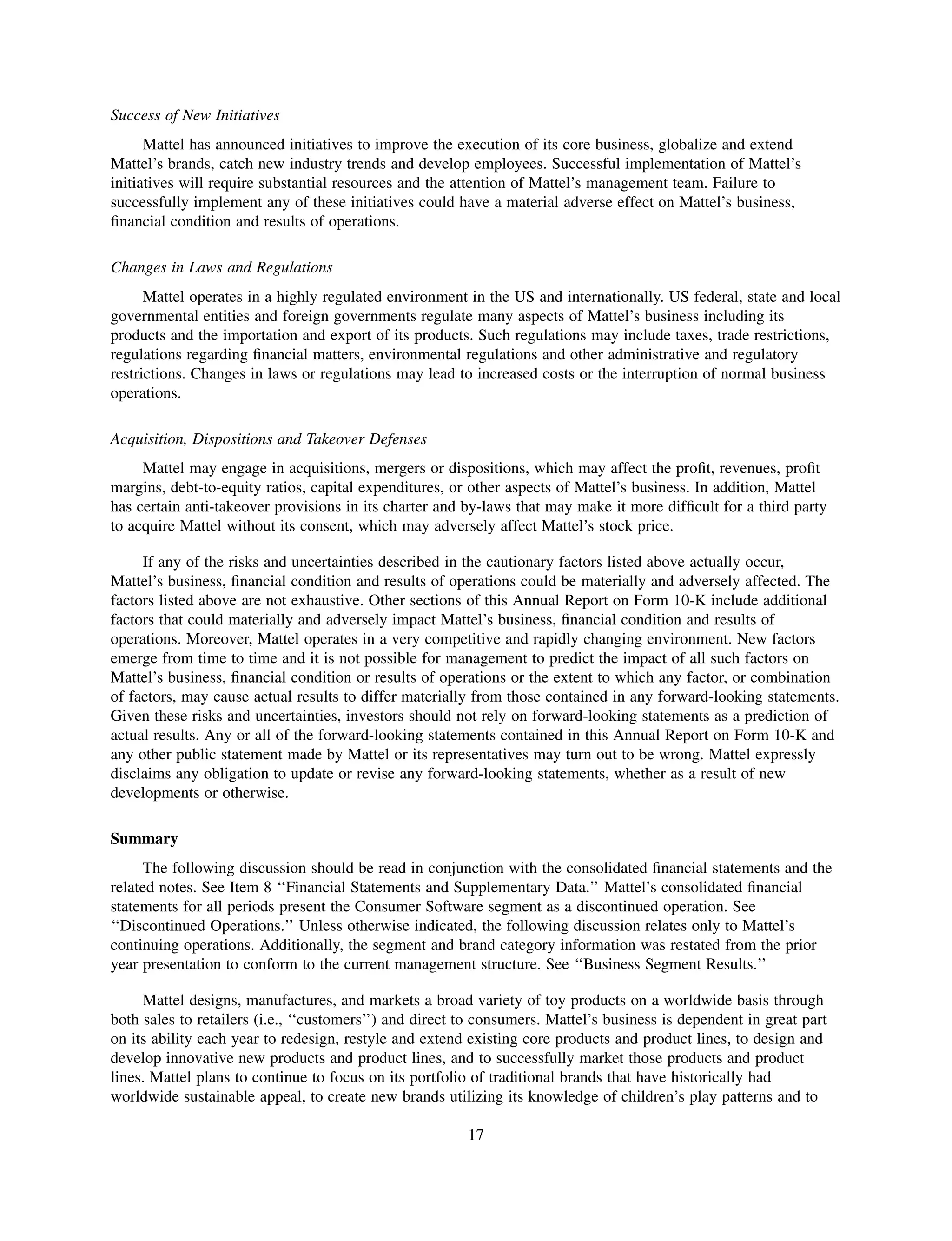 mattel annual reports 2002