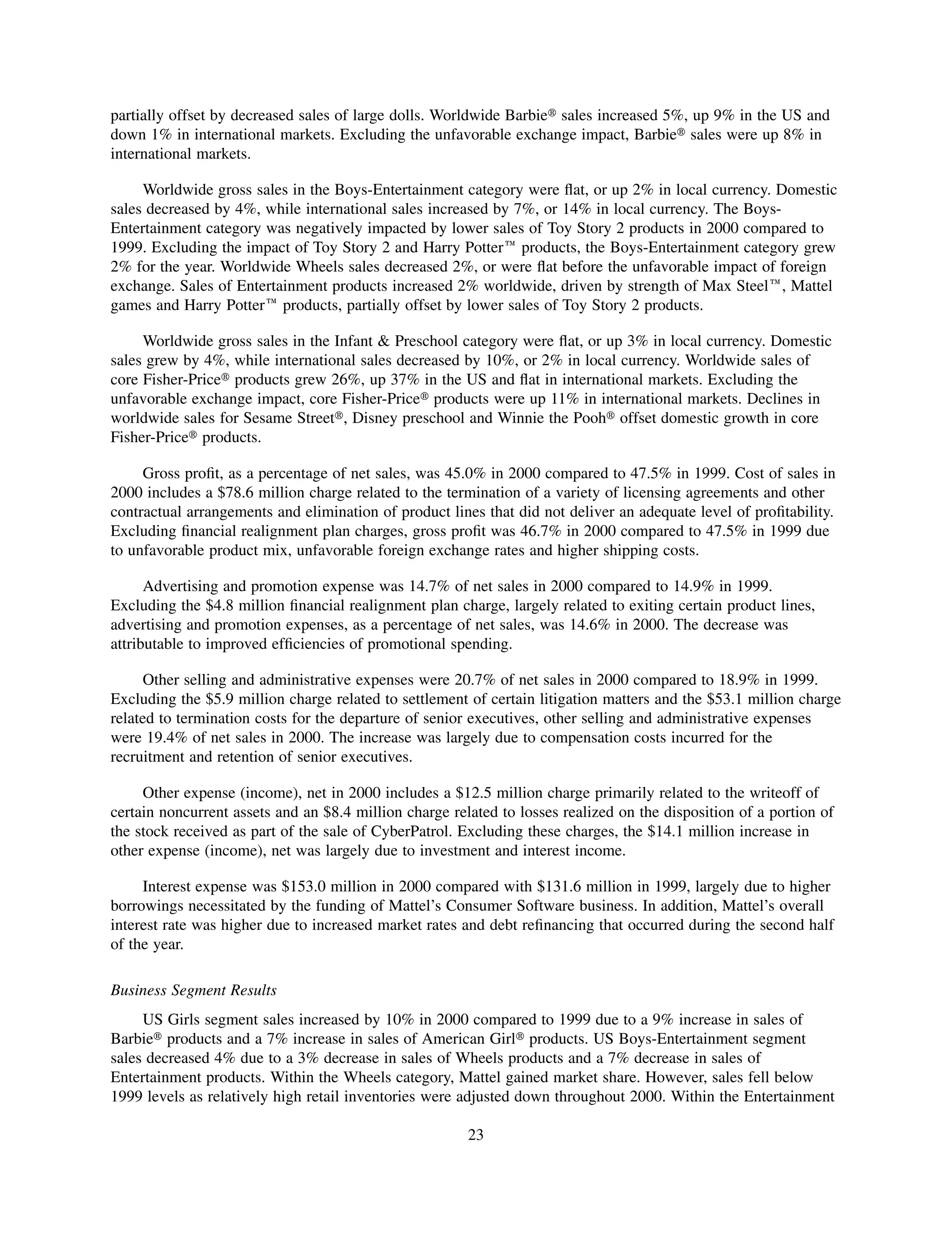 mattel annual reports 2002