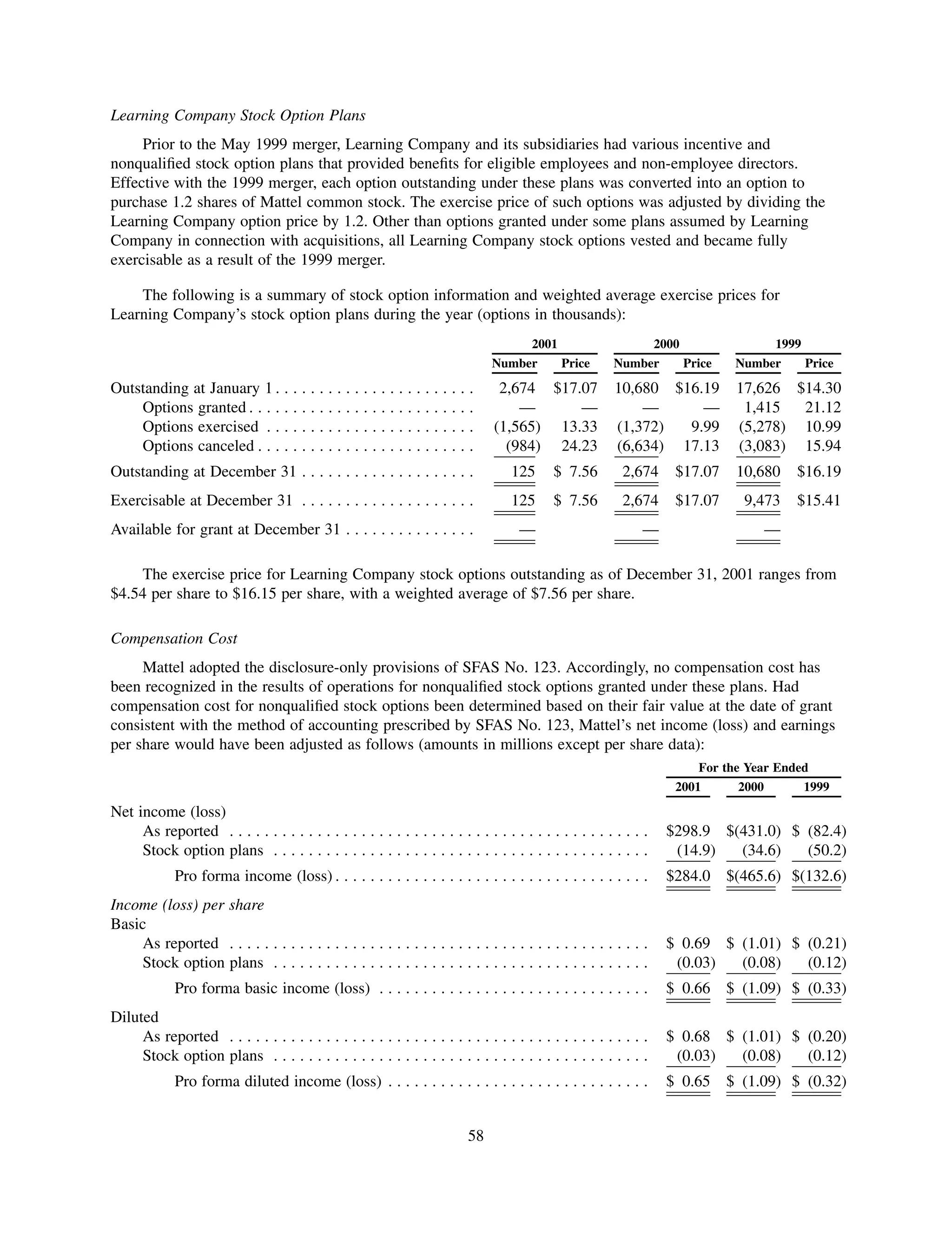mattel annual reports 2002