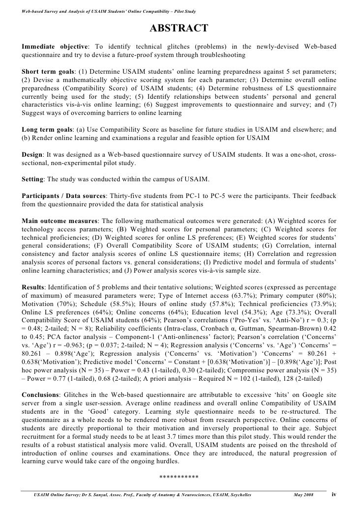 online medical questionnaire