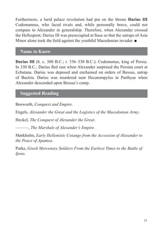 Alexander The Great And The Macedonian Empire Kenneth W Harl | PDF