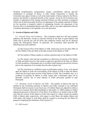 shaw group  employee_compensation