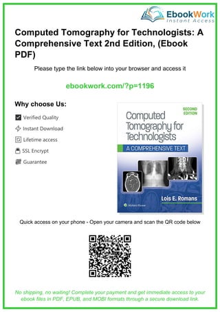 Computed Tomography for Technologists: Comprehensive 2nd Edition Guide ...