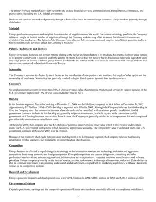 unisys 2004_4Q_10K