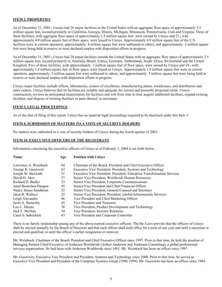 unisys 2003_4Q_10K