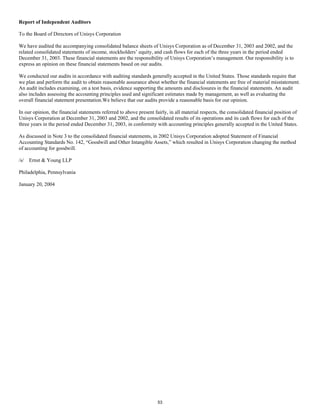 unisys 2003_4Q_10K