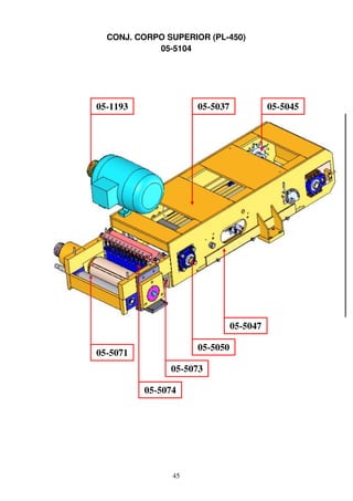 CONJ. CORPO SUPERIOR (PL-450)
            05-5104




05-1193              05-5037             05-5045




                               05-5047

                     05-5050
05-5071
               05-5073

          05-5074




                45
 