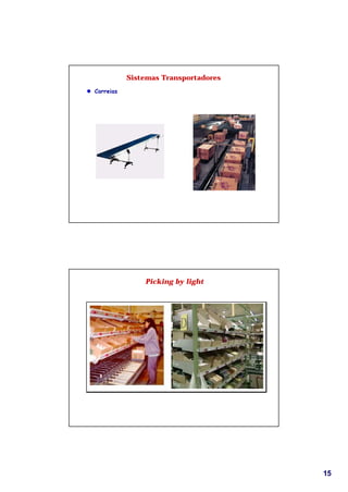 Sistemas Transportadores
l Correias




                 Picking by light




                                        15
 