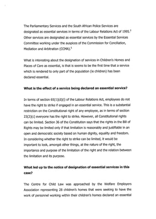 Children's homes an essential service article. | PDF