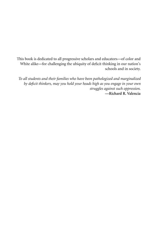 Dismantling Contemporary Deficit Thinking Educational Thought And ...
