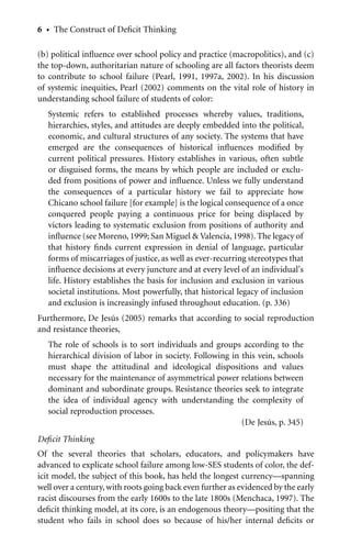 Dismantling Contemporary Deficit Thinking Educational Thought And ...