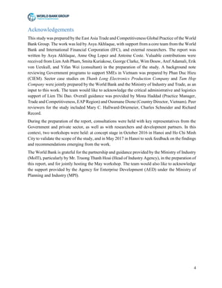 Vietnam: Enhancing Enterprise Competitiveness and SME | PDF