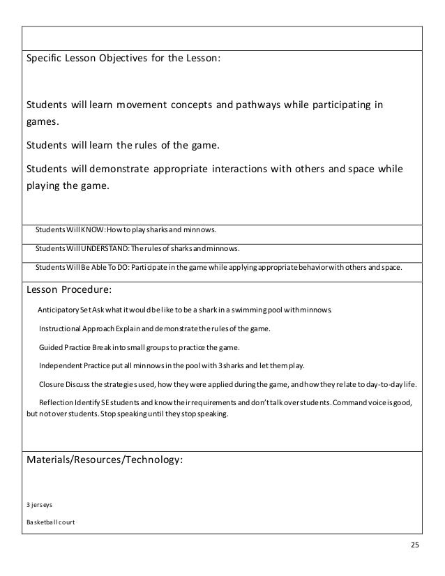 Teacher Work Sample Darrell Frasier