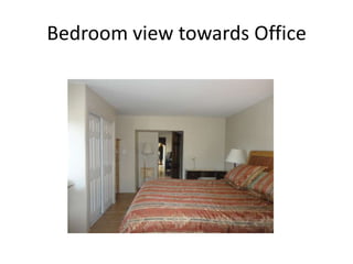 Bedroom view towards Office
 