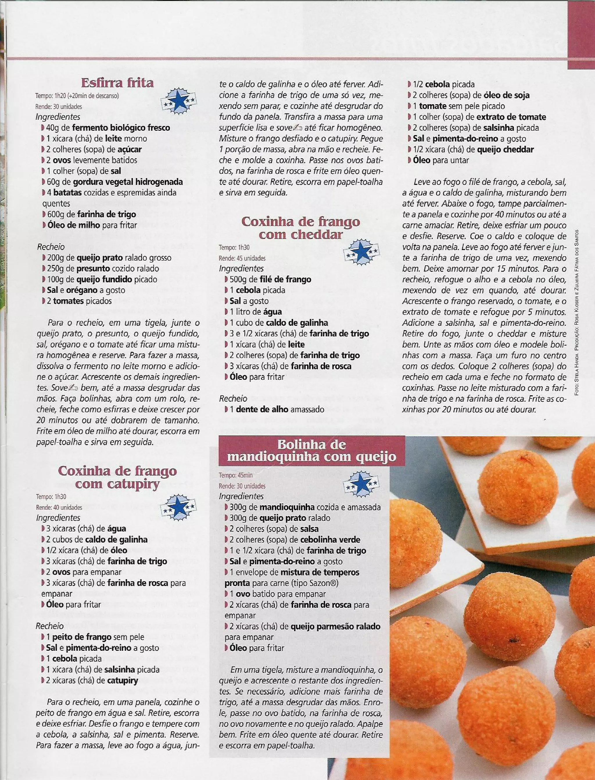 119 Receitas De Salgadinhos