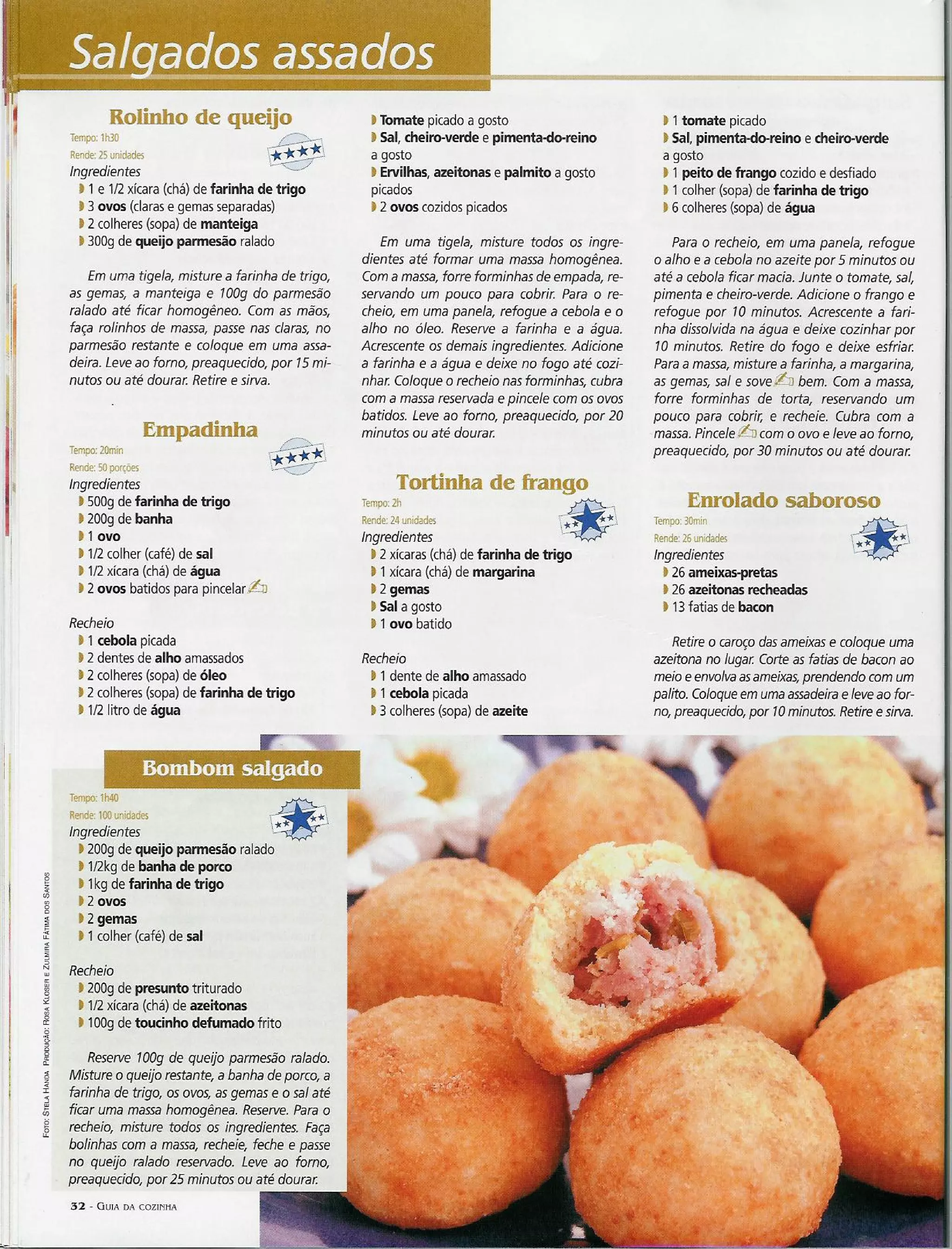 119 Receitas De Salgadinhos