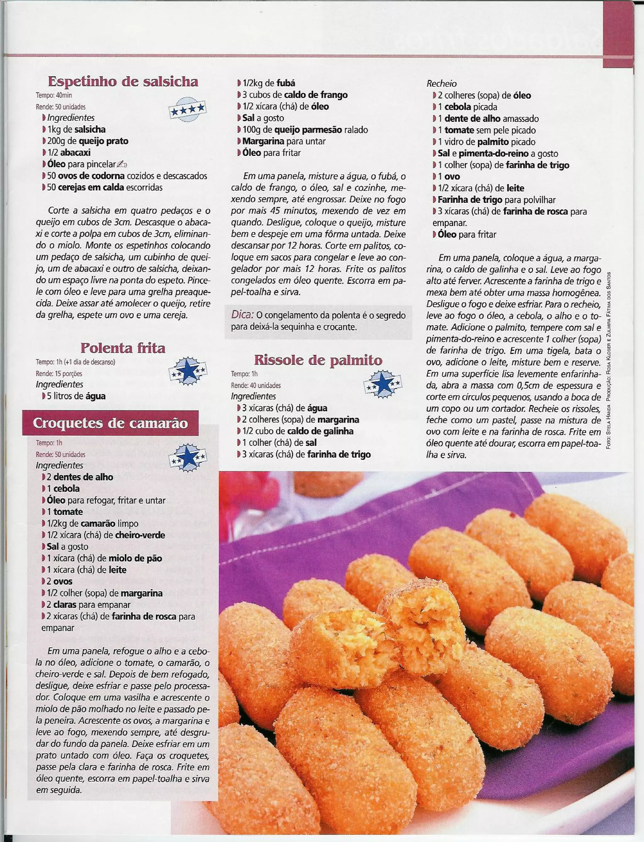 119 Receitas De Salgadinhos