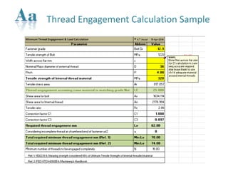 Overview of Bolted Connections | PDF