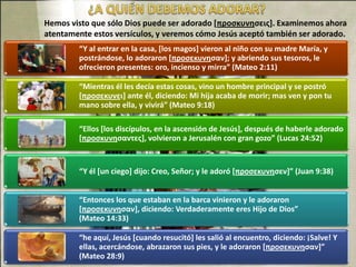 Alaba a Dios porel cumplimientode Sus promesashechas en elpasado.Lucas 1:46-55