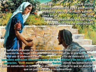 ¿A QUIÉN DEBEMOS ADORAR?Hemos visto que sólo Dios puede ser adorado [προσκυνησεις]. Examinemos ahora atentamente estos versículos, y veremos cómo Jesús aceptó también ser adorado.