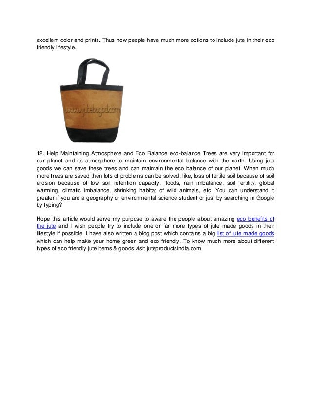 11 advantages of jute which every person must know!