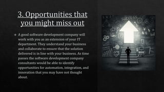 11 advantages of working with custom software engineering