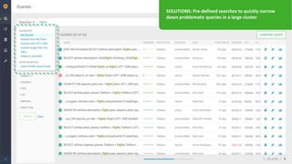 24 © Hortonworks Inc. 2011–2018. All rights reserved.
Hortonworks confidential and proprietary information
SOLUTIONS: Pre-defined searches to quickly narrow
down problematic queries in a large cluster
 