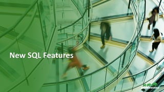 6 © Hortonworks Inc. 2011–2018. All rights reserved
New SQL Features
 
