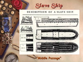 Slave Ship “ Middle Passage” 