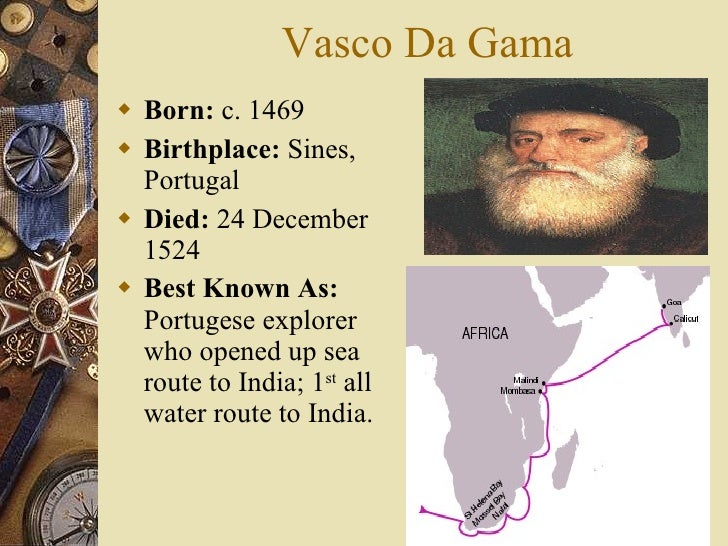 Image result for vasco da gama discovered sea route to india