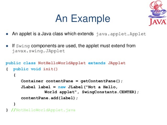 java applets