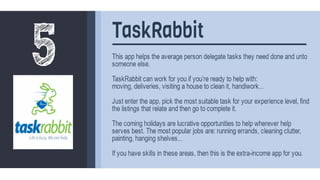 11 Apps That Can Help You Make Extra Money