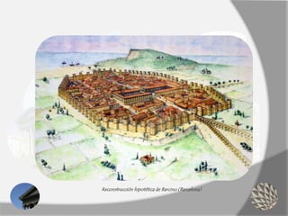 Reconstrucción hipotética de Barcino (Barcelona)
 