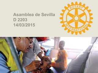 Novedades sobre LFR
PETS Mallorca
21/02/15
Asamblea de Sevilla
D 2203
14/03/2015
 