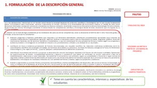 PAUTAS
 Tener en cuenta las características, intereses y expectativas de los
estudiantes
FINALIDAD DEL ÁREA
DESCRIBIR LAS METAS A
PARTIR DE LOS MAPAS DE
PROGRESO
EXPLICITAR LOS
CAMPOS TEMÁTICOS
1. FORMULACIÓN DE LA DESCRIPCIÓN GENERAL
 