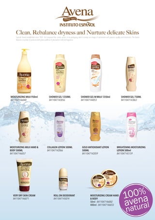 Winter is coming! Don't forget to Moisturize with Avena :)