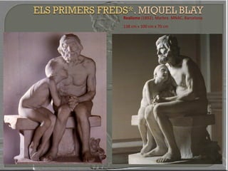 Realisme  (1892). Marbre. MNAC, Barcelona 138 cm x 100 cm x 70 cm   