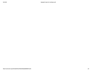 codédex | introducing: codédex certificates |... AdelaideX Cyber101x Certificate _ edX | PDF