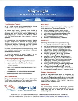 shipwright advertising paper