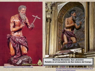 www.lahistoriayotroscuentos.es 19
https://upload.wikimedia.org/wikipedia/commons/7/7a/San_Jer%C3%B3nimo,_Juan_Mart
%C3%ADnez_Monta%C3%B1%C3%A9s.jpg
http://www.artehistoria.com/v2/jpg/MAS16382.jpg
Martínez Montañés: San Jerónimo
Retablo en el monasterio de San Isidoro del Campo
Martínez Montañés: San Jerónimo
Retablo en el monasterio de San Isidoro del Campo
 