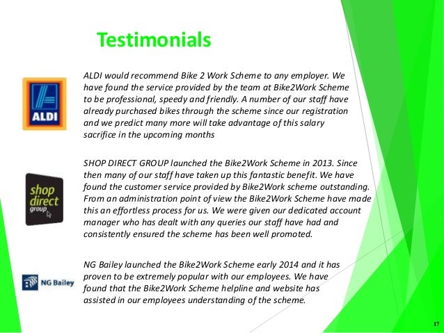 aldi bike to work scheme