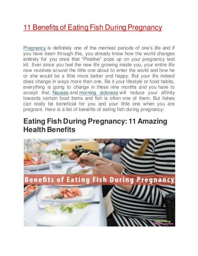 11 benefits of eating fish during pregnancy 11 benefits of eating fish during pregnancy