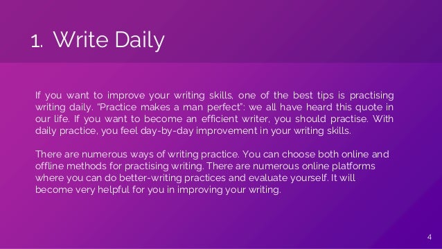 11 best ever tips on how to improve writing skills | PPTX