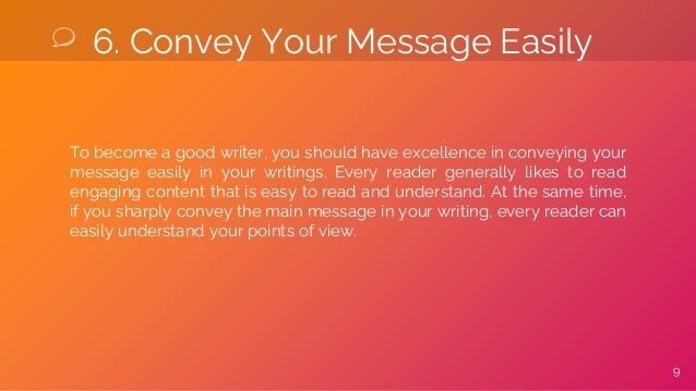 11 best ever tips on how to improve writing skills | PPT