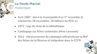 Autour du projet BiRayMa : "Bibliothèque de Raymond Marcel" (CollEx-Persée) - Assemblée générale 2021, Programme de recherche Bibliothèques Virtuelles Humanistes