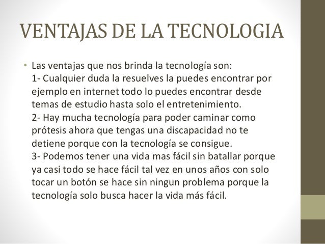 La naturaleza y evolución de la tecnologia
